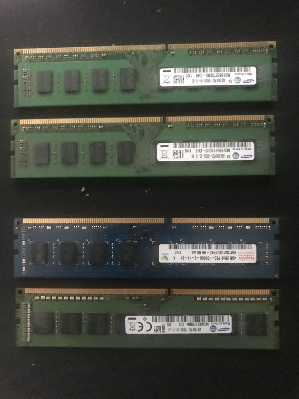삼성 DDR3 4GB 8개 팝니다